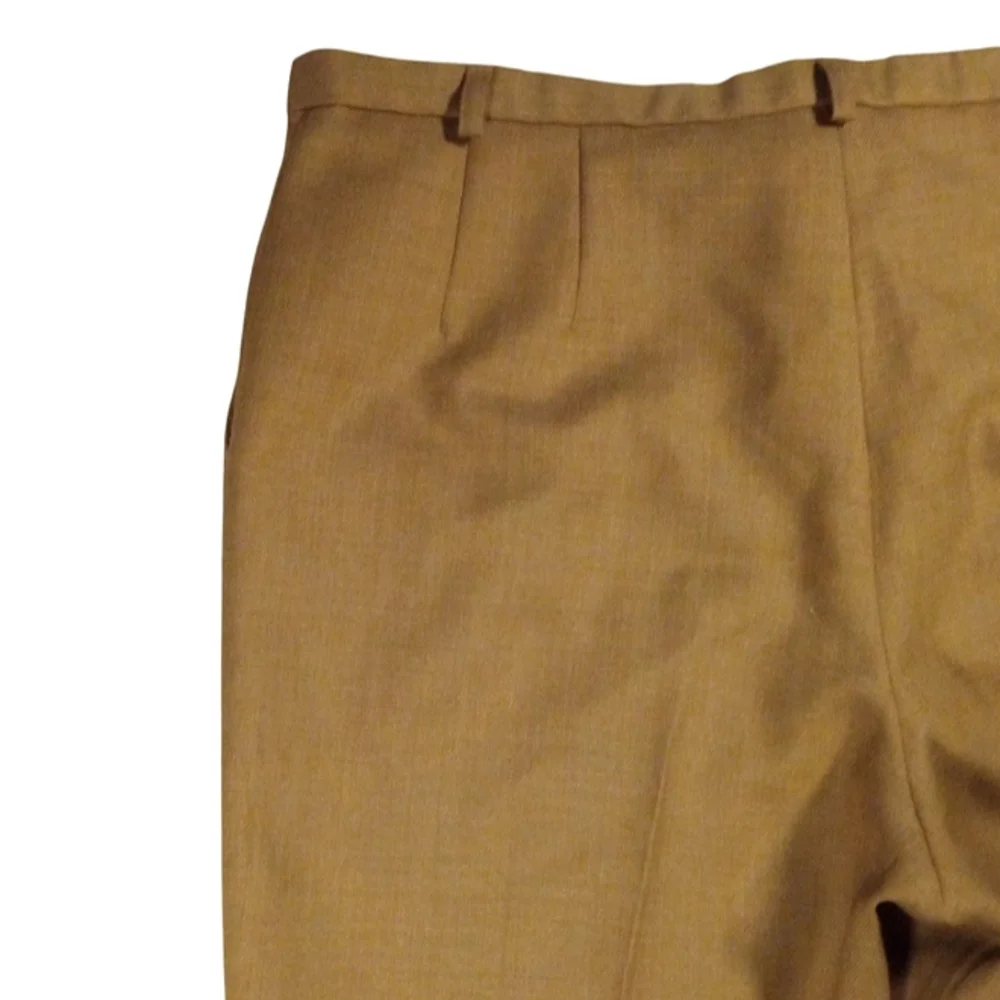 Pendleton Camel Virgin Wool Dress Slacks Pockets Career Office Size 14 - Picture 7 of 11